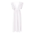 thumbnail image 5 of Ketyyh-chn99 Robe à Paillettes pour Femmes Robe de Mariage Robe Longue Formelle Maxi Grande Taille Robes Maxi de Fête Robe Élégante Blanc,G, 5 of 5