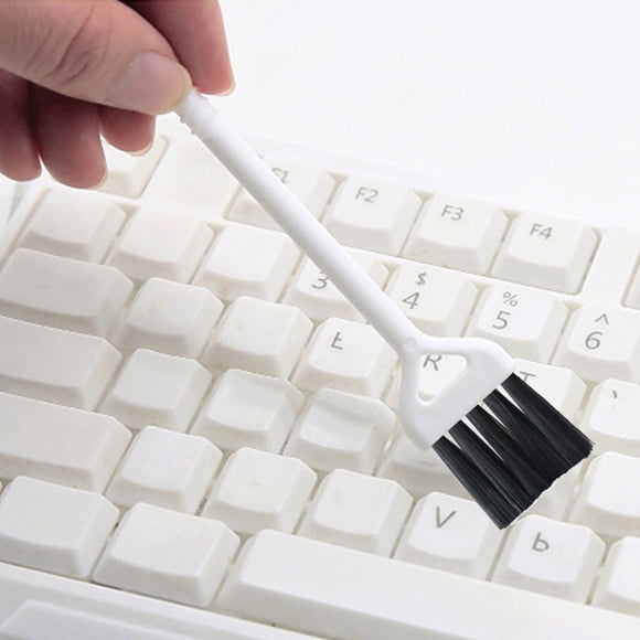 JZCHUNTOY 1Pc Mini Desktop Keyboard Cleaning Brush, Soft Bristle Anti-Static Small Dust Brush, Multipurpose Durable Tool for Keyboard Humidifier Laptop Camera Small Appliance Cleaning