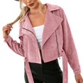 thumbnail image 4 of CEHVOM Veste Décontractée à Manches Longues pour Femmes avec Fermeture Éclair en Solde, 4 of 7