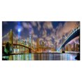 thumbnail image 2 of Manhattan in Memory of September 11 - Cityscape Canvas Print, 2 of 3