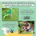 thumbnail image 3 of Plant Root Remover, 3 Claws Stand up Weed Puller, Weed Puller Tool with Long Handle, Detachable Weed Puller, 3 of 7