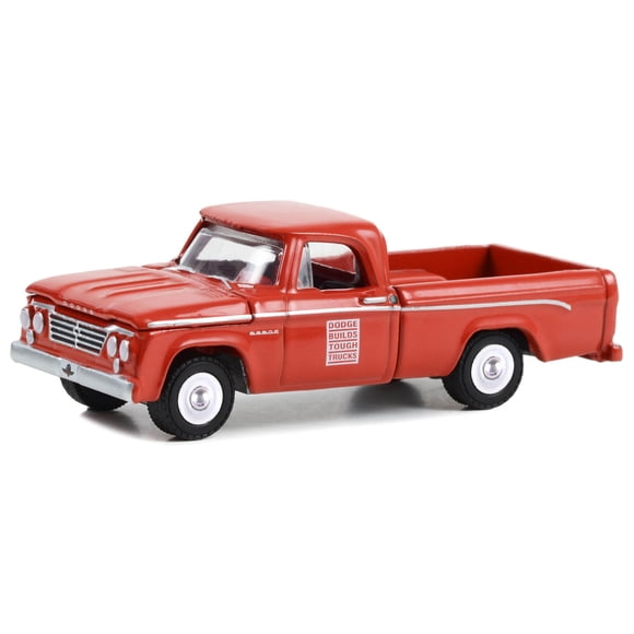Camionnette Dodge D-100 1963 « 47th 500 Mile Sweepstakes - Indianapolis 500 Official Truck » Rouge Série « Passe-Temps Exclusive » Voiture Modèle Moulée sous Pression 1/64 par Greenlight