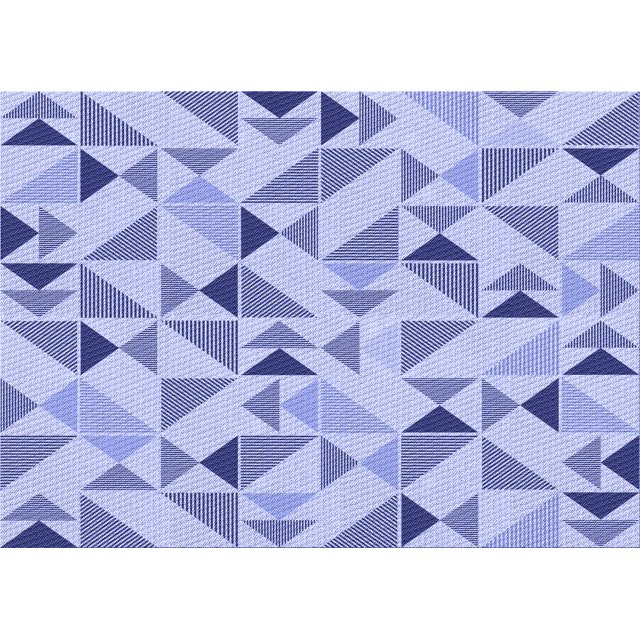 Ahgly Tapis Rectangulaire Lavable en Machine Intérieur Transitionnel Bleu Ciel, 2 Pieds x 4 Pieds