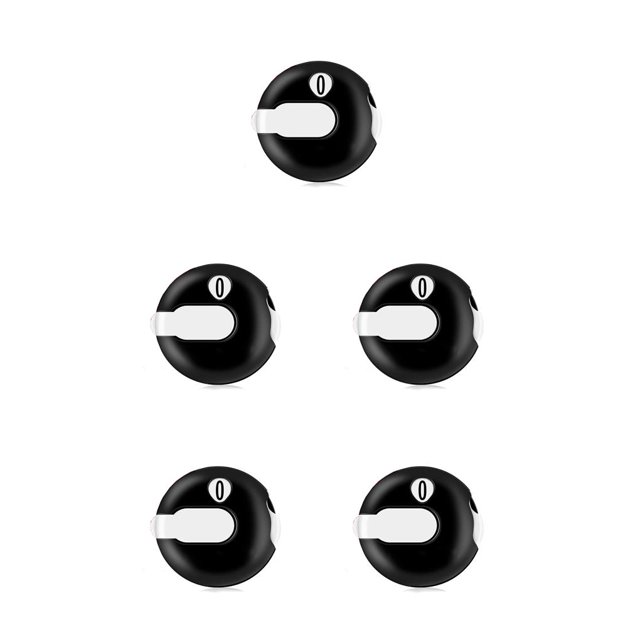 QualitChoice for Golf Score Counter 12 Strokes Portable Digit Handheld Indicator Training Aids Golfing Scoring Accessories Trainers White Black 5Set