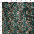 thumbnail image 3 of Soimoi Green Velvet Fabric Leopard Animal Skin Print Sewing Fabric Yard 58 Inch Wide, 3 of 6