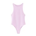 thumbnail image 4 of Yuyuzo Bodysuits for Women Belly Control Sleeveless Racerback Tank Top 1 Piece Crew Neck Rompers, 4 of 4