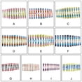 thumbnail image 2 of 24 Pieces False Nails Coffin Design Full Cover Elegant Press-on Gradient Style Artificial Nail Tips Fingernail Accessory for DIY ch09, 2 of 7