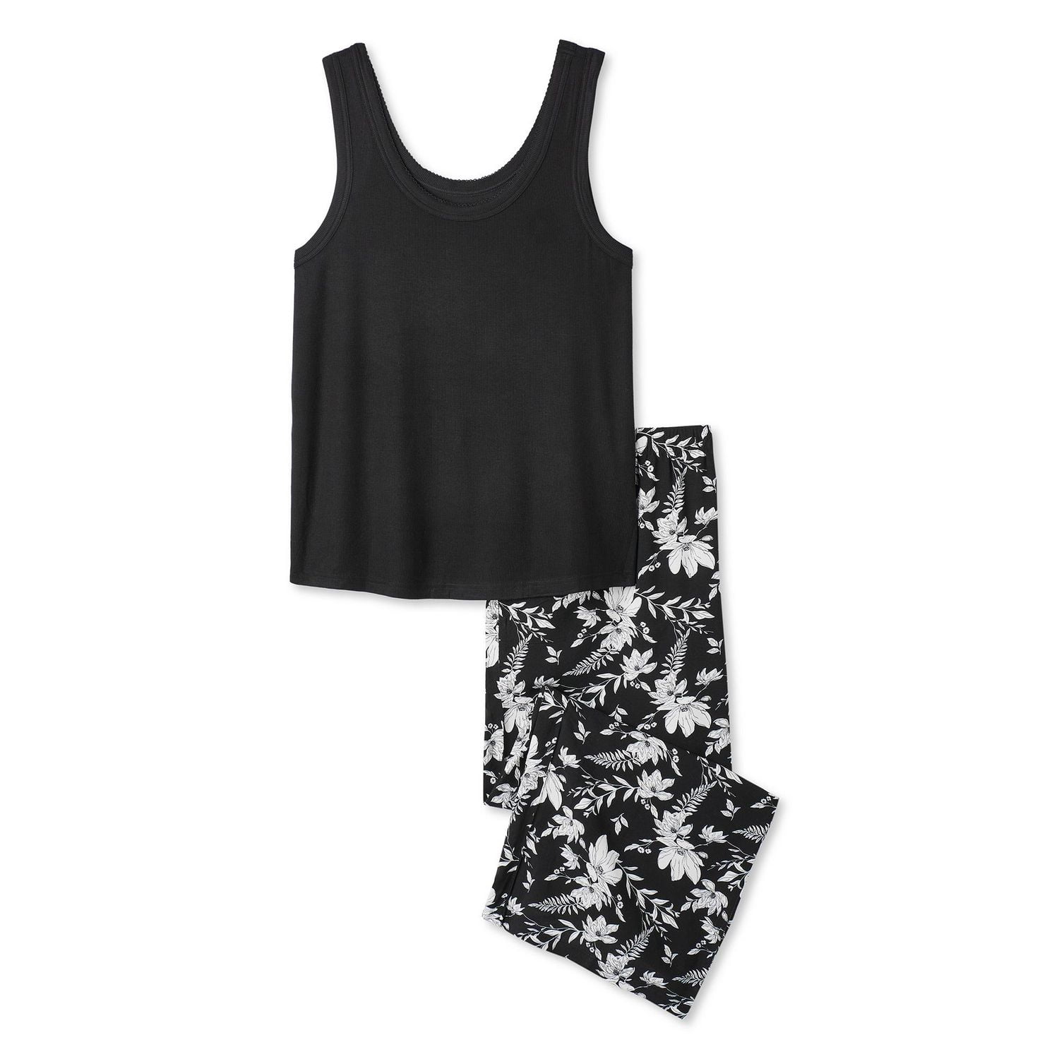 George Women's Plus Two Piece Capri Pajama Set