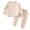 Beige, variant on Ymyiu New Born Clothes Baby Girl Casual Baby Girl 2-Piece Outfit Set: Soft Infant Top + Comfy Toddler Pant (Pink,18-24 Months)
