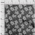 thumbnail image 2 of oneOone Viscose Chiffon Dark Gray Fabric Florals Craft Projects Decor Fabric Printed By The Yard 42 Inch Wide, 2 of 4