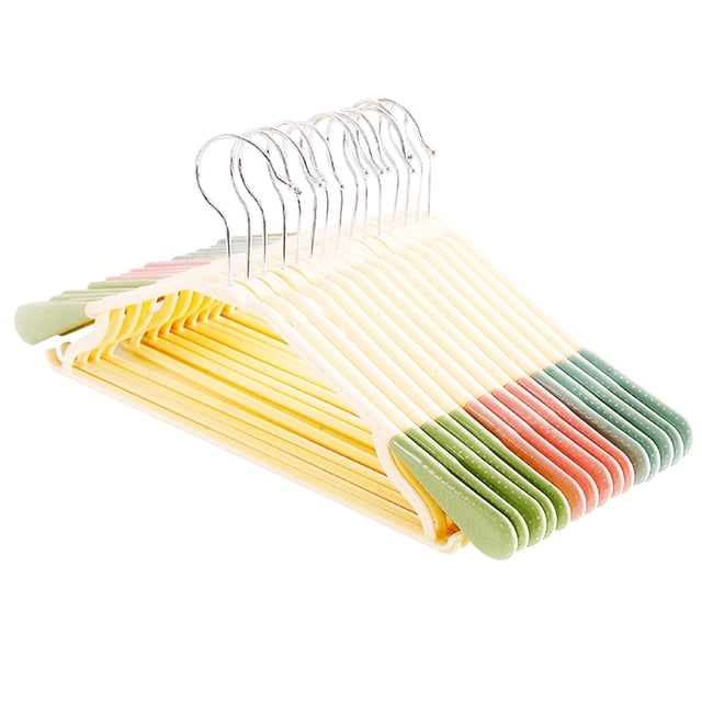 Coofit 15PCS Clothes Hanger Non-slip Adjustable Pants Hanger Trouser Hanger for Closet