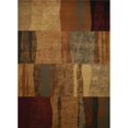 thumbnail image 1 of 7 Pieds 10 Pouces x 10 Pieds 6 Pouces Ombres d'Affinité Tapis Oversize&44; Brun, 1 of 1