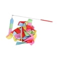 thumbnail image 1 of maskred 2 Meters Ribbon Wands Girls Rainbow Decorations Twirling Rod Stick Portable Birthday Party Stuffers Gymnastics Streamers for Colorful, 1 of 6