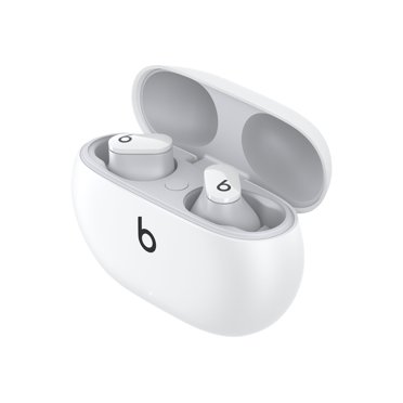 Refurbished Beats by Dr. Dre Studio Buds White Totally Wireless Noise Cancelling In Ear Headphones MJ4Y3LL/A