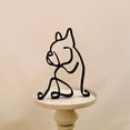 thumbnail image 2 of Dog Minimalist Art Sculpture Personalized Gift Metal Decoration, 2 of 2