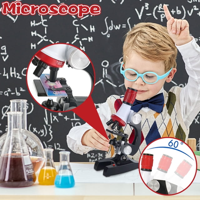 High-definition 1200 Times Microscope Toy Children's Scientific Experiment Educational Toys