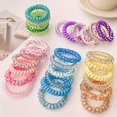 thumbnail image 3 of LOVEVER 30pcs Vibrant Colorful Telephone Wire Hair Ties - Soft  Gentle  Versatile Hair Accessories for Girls - Perfect Small Gift Idea for Birthday  Party  or Daily Use, 3 of 7