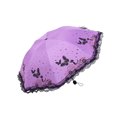 thumbnail image 1 of tredstone Dual Lace Umbrella Exquisite Butterflies Pattern Suitable For Any Occasion Lace Side Umbrella Polyester Sun Umbrella purple 1Set, 1 of 1