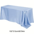 thumbnail image 3 of Table Decorations for Party Seamless Satin Tablecloth Rectangular Silk Soft Tablecloth Smooth Fabric Dining Table Decoration Suitable for Restaurant Wedding Banquet Party Event Decoration, 3 of 6
