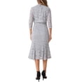 thumbnail image 3 of INSPIRE CHIC Robe d'Invitée de Mariage pour Femme Tenues de Soirée 2 Pcs Robes Sans Manches avec Boléro TP Gris Pâle, 3 of 5