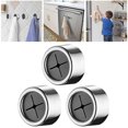 thumbnail image 2 of 3X Push In Tea Cloth Towel Holder Grip Hook Clip Self Adhesive Kitchen Bathroom, 2 of 9