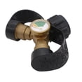 thumbnail image 2 of Amdohai Propane Y-Splitter Adapter with Gauge 2 Way LP Gas Adapter BBQ Tee Connector, 2 of 7