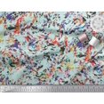 thumbnail image 3 of Soimoi Viscose Chiffon Fabric Multicolor Texture Print Sewing Fabric Yard 42 Inch Wide, 3 of 3
