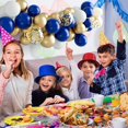 thumbnail image 4 of NACHLYNN 60 Packs Blue and Gold Graduation Party Confetti Balloons 12 Inches Navy Balloon for Birthday Baby Shower Wedding Graduation Party Decorations, 4 of 6