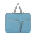 thumbnail image 1 of Housse d'Ordinateur Portable Imperméable Étui d'Ordinateur Portable Sac Pochette Porte-Documents Pochette Protecteur Réutilisable Compartiments Affaires Rangement Bleu 14 Pouces, 1 of 9