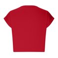 thumbnail image 4 of Timegard Womens Tops Crew Neck Cap Sleeve Cropped Top Summer Basic Tees Casual Loose Tank Top Blouse, 4 of 6