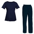thumbnail image 1 of Women's Scrubs Set Scrub Top and Pants Scrubs Set, 1 of 3