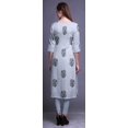 thumbnail image 2 of Bimba Kurta à Manches 3/4 Imprimée Kurti Droite Vêtements d'Été pour Femmes, 2 of 6