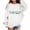 White, variant on Aocisk Girls Sweater Hooded Pullover Top Soft Casual Toddler Kids Fashion Outerwear White 10-11 Years