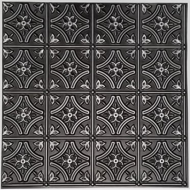 Faux Tin Glue-up Decorative PVC Ceiling Tiles, pack of 48 (184 sq.ft.)