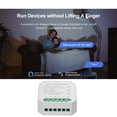 thumbnail image 3 of Mistaha 4PCS Tuya MINI DIY One Way Smart Switch Small Body APP Remote Control WiFi Switch Timer Light Switch Compatible With Home/Nest &, 3 of 8