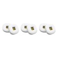 thumbnail image 3 of Ruiboury Coussinets d'Oreille Coussin en Cuir Écouteurs à Réduction de Bruit Coussins Casque Pièce de Réparation Remplacement pour Écouteurs Marshall Blanc 3Ensemble, 3 of 6