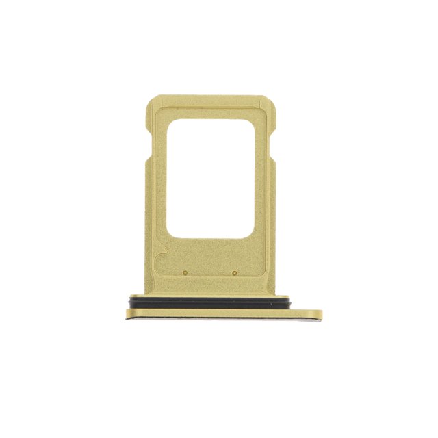 Esource Parts Apple iPhone 11 Sim Card Tray Replacement Yellow 1 Piece