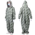 thumbnail image 1 of Bee Suit, Prevent Being Bitten Soft Special Design Breathable Beekeeping Clothes Practical With Beekeeping Gloves For Beekeepers 1 Pair XXL Gloves + XXL Bee Suit, 1 of 8