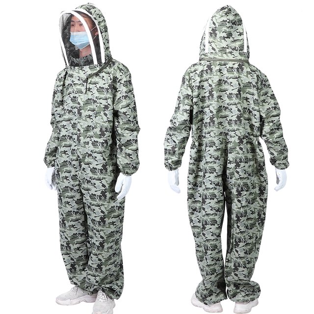 Bee Suit, Prevent Being Bitten Soft Special Design Breathable Beekeeping Clothes Practical With Beekeeping Gloves For Beekeepers 1 Pair XXL Gloves + XXL Bee Suit
