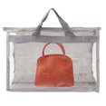 thumbnail image 5 of Unique Bargains Handbag Dust Bags, S Size PVC Dustproof Transparent Purse Protector, Light Gray, 5 of 5
