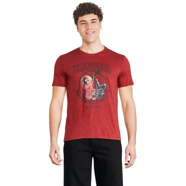 T-shirt à manches courtes Deadpool Marvel pour hommes