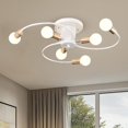 thumbnail image 4 of LED Pendant Light Lighting Fixture Chandelier Wall Lamp Nightlight Ceiling Light White Gold, 4 of 8