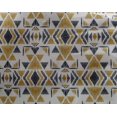 thumbnail image 4 of oneOone Georgette Viscose Fabric Triangle Ikat Print Fabric By The Yard 42 Inch Wide, 4 of 4