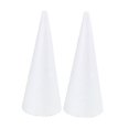 thumbnail image 3 of simhoa Foam Cone Craft DIY Craft Material Party Supply Accessories Table Centerpiece 350mm 2Pcs, 3 of 8