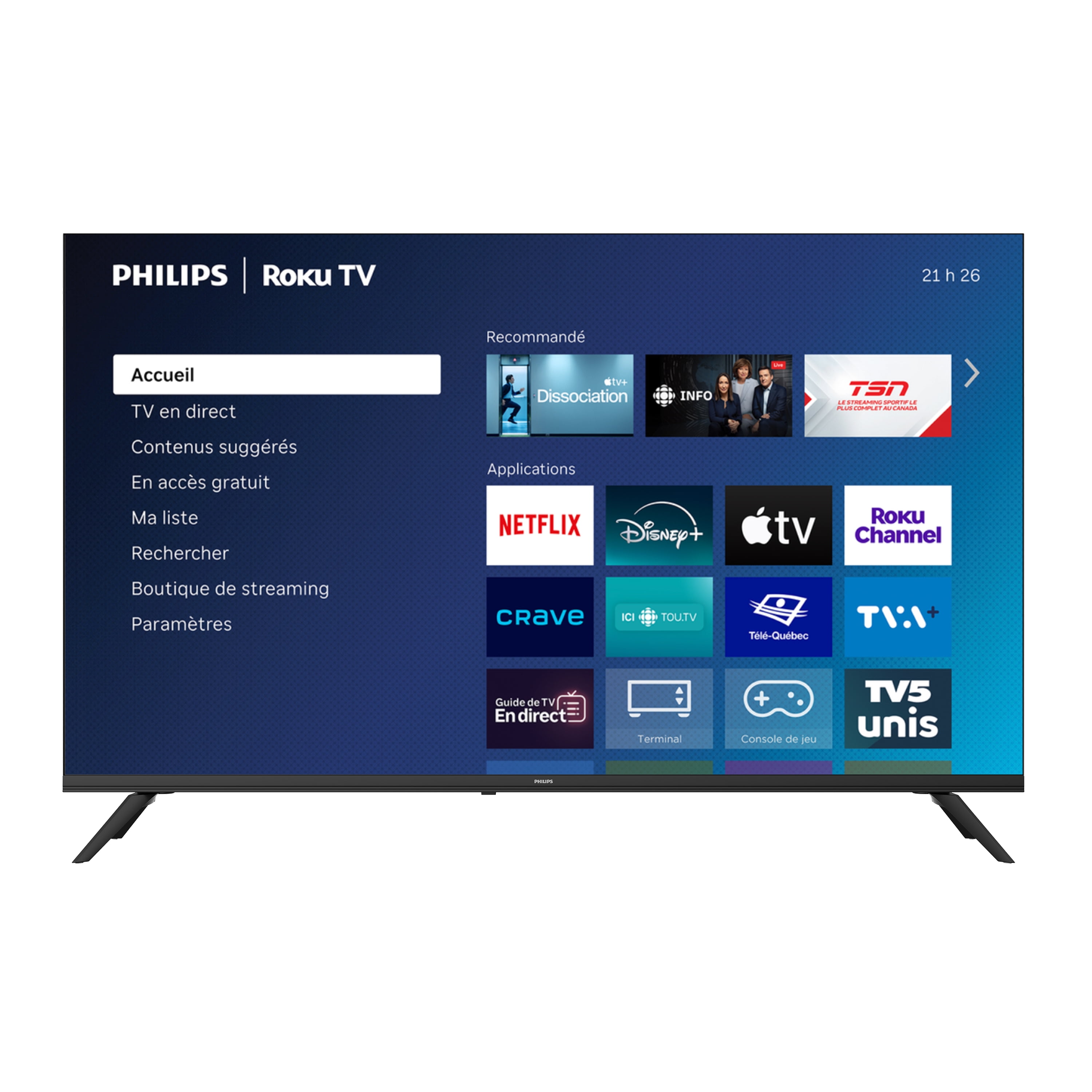 PHILIPS 43" FHD QLED - FRENCH