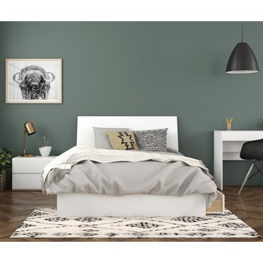 Nexera ensemble de chambre à coucher 3 pièces Malaga, Blanc
