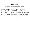 thumbnail image 2 of CMX Front Ceramic Disc Brake Pads CMX-D817 for Car Toyota Celica Scion tC, 2 of 9