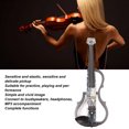 thumbnail image 3 of Electric Violin, Carbon Fibre And Maple Vivid Electric Silent Violin Adjustable Tone With Pickups For Beginners For Playing, 3 of 8