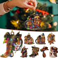 thumbnail image 2 of Tree Pendant with Lanyard Creative Shape Cowboy Themed Hat Boots Wild West Car Rear View Mirror Hanging Decor, 2 of 6