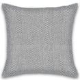 thumbnail image 3 of Herringbone Stripe Cotton Cushions Set of 2 Poly Filled With Zipper Machine Washable, 3 of 4